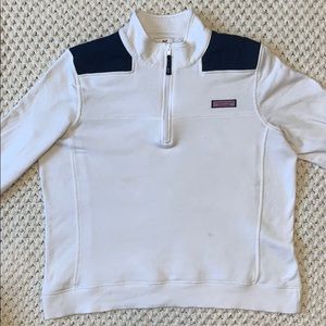 Vineyard Vines White Shep Shirt Pullover